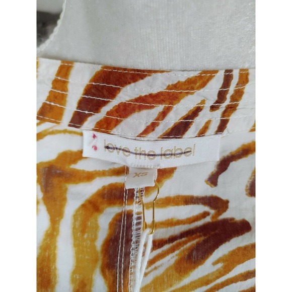 RARE NWT Anthropologie Love The Label Honey Puff Sleeve Swirl Midi Dress $285 - Picture 6 of 10